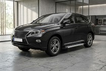 Lexus RX 2009–2015 Bočné nášľapy New Vision Grey (2 ks, hliník) fotografia 1