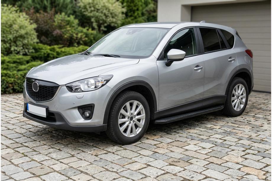 Mazda CX-5 2012–2017 Bočné prahy Tayga Black (2 ks, hliník) Image