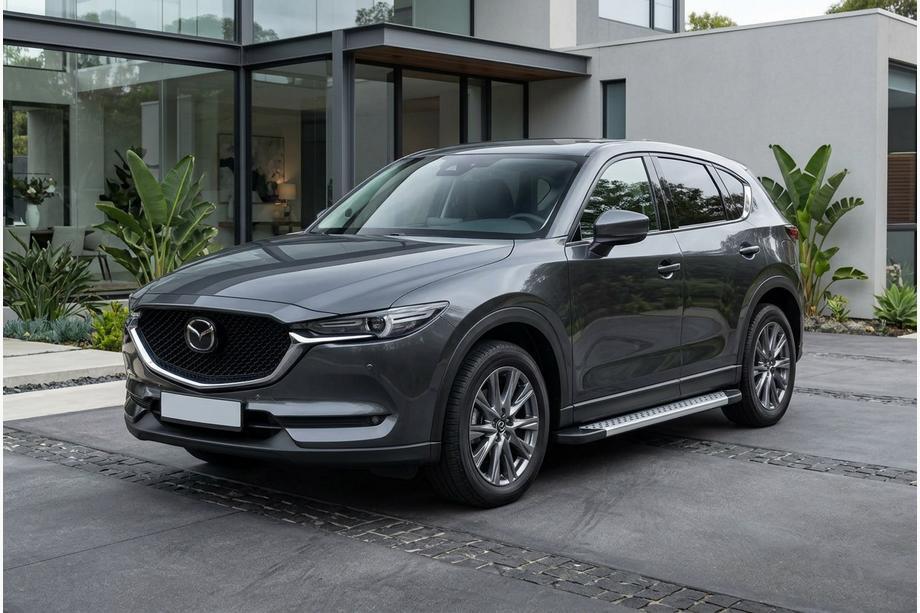 Mazda CX-5 2017–2025 Bočné nášľapy New Vision Grey (2 ks, hliník) Fotografia 1