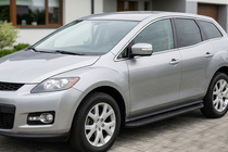 Mazda CX-7 2006–2012 Bočné prahy Tayga Black (2 ks, hliník) fotografia 1