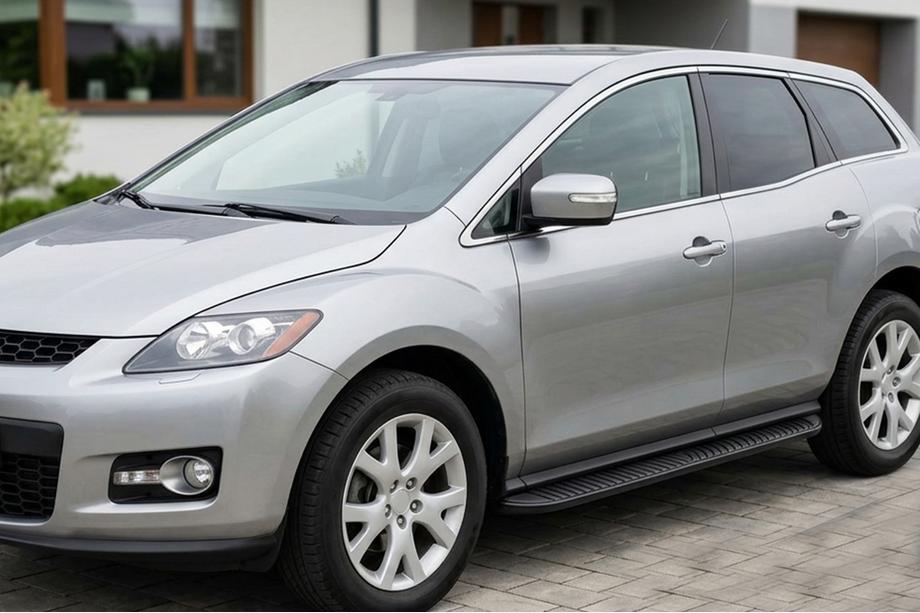 Mazda CX-7 2006–2012 Bočné prahy Tayga Black (2 ks, hliník) Image