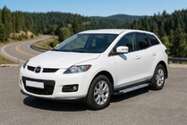 Mazda CX-7 2006–2012 Bočné nášľapy New Vision Grey (2 ks, hliník) fotografia 1