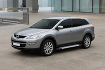 Mazda CX-9 2007–2016 Bočné nášľapy New Vision Grey (2 ks, hliník) fotografia 1
