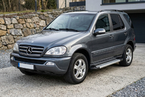 Mercedes ML W163 1997–2005 Bočné nášľapy New Vision Grey (2 ks, hliník) fotografia 1
