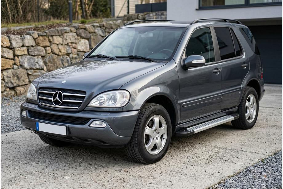 Mercedes ML W163 1997–2005 Bočné nášľapy New Vision Grey (2 ks, hliník) Image