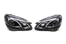 Mercedes E-class W212 2009–2016 Predné svetlomety (2 ks, facelift, s riadiacimi jednotkami) fotografia 10
