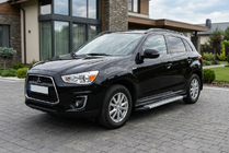 Mitsubishi ASX 2010–2023 Bočné nášľapy New Vision Grey (2 ks, hliník) fotografia 1
