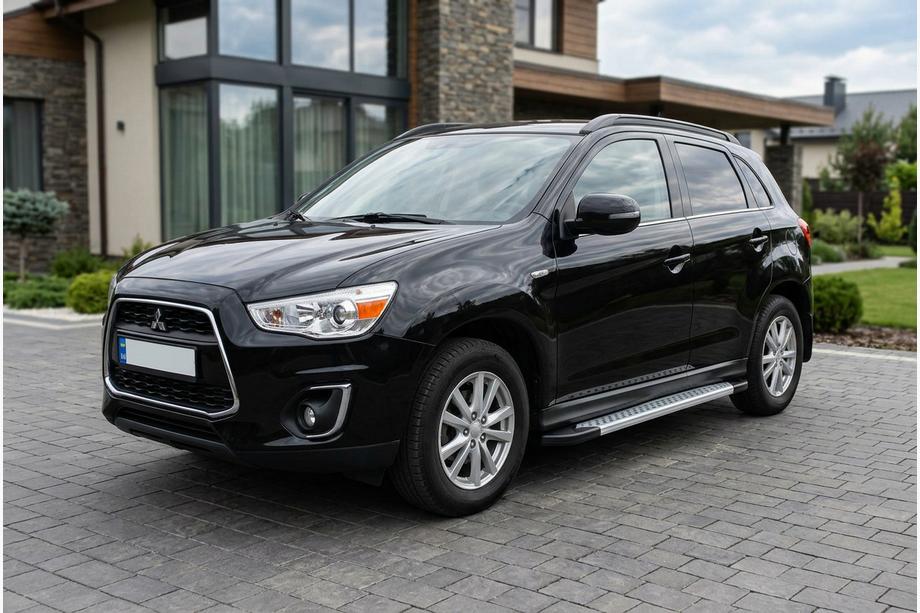 Mitsubishi ASX 2010–2023 Bočné nášľapy New Vision Grey (2 ks, hliník) Image