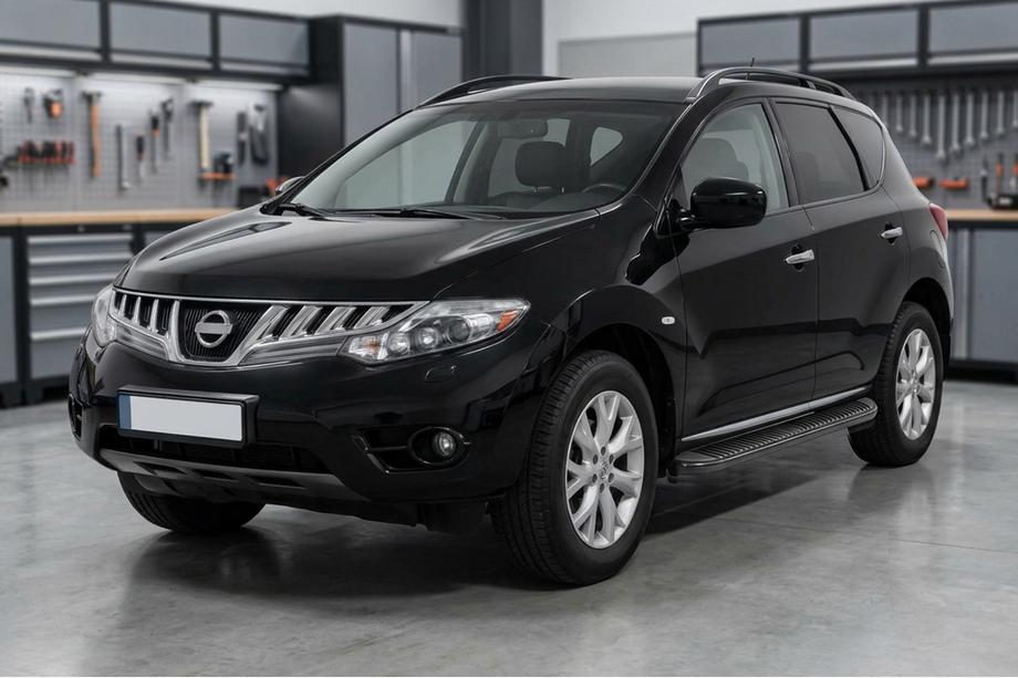 Nissan Murano 2008–2014 Bočné prahy Tayga Black (2 ks, hliník) Image