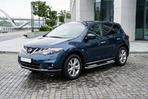 Nissan Murano 2008–2014 Bočné nášľapy Tayga V2 (2 ks, hliník) fotografia 1