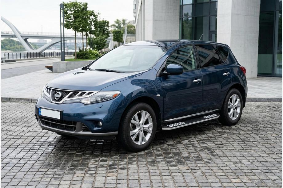 Nissan Murano 2008–2014 Bočné nášľapy Tayga V2 (2 ks, hliník) Image