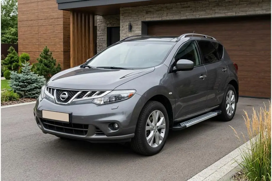 Nissan Murano 2008–2014 Bočné nášľapy New Vision Grey (2 ks, hliník) Image