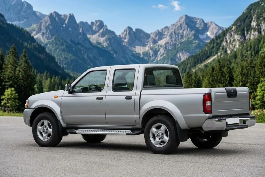 Nissan NP300 1999–2015 Bočné nášľapy New Vision Grey (2 ks, hliník) Image