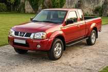 Nissan NP300 1999–2015 Bočné prahy Tayga Black (2 ks, hliník) fotografia 1