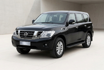 Nissan Patrol Y62 2010–2024 Bočné prahy Tayga Black (2 ks, hliník) fotografia 1