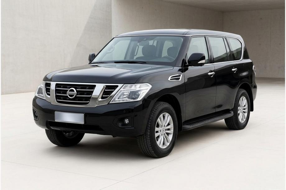 Nissan Patrol Y62 2010–2024 Bočné prahy Tayga Black (2 ks, hliník) Image