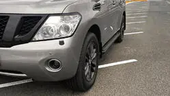 Nissan Patrol Y62 2010–2024 Bočné nášľapy New Vision Grey (2 ks, hliník) fotografia 7