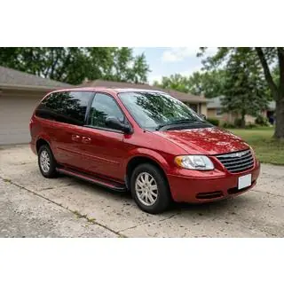 Bočné prahy Maya Red (2 ks., hliník) Chrysler Voyager 2001–2007 fotografia 1