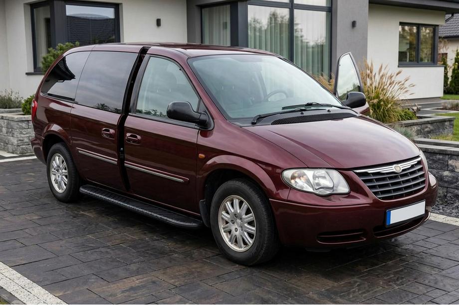 Chrysler Voyager 2001–2007 Bočné nášľapy Bosphorus Black (2 ks, hliník) Fotografia 1