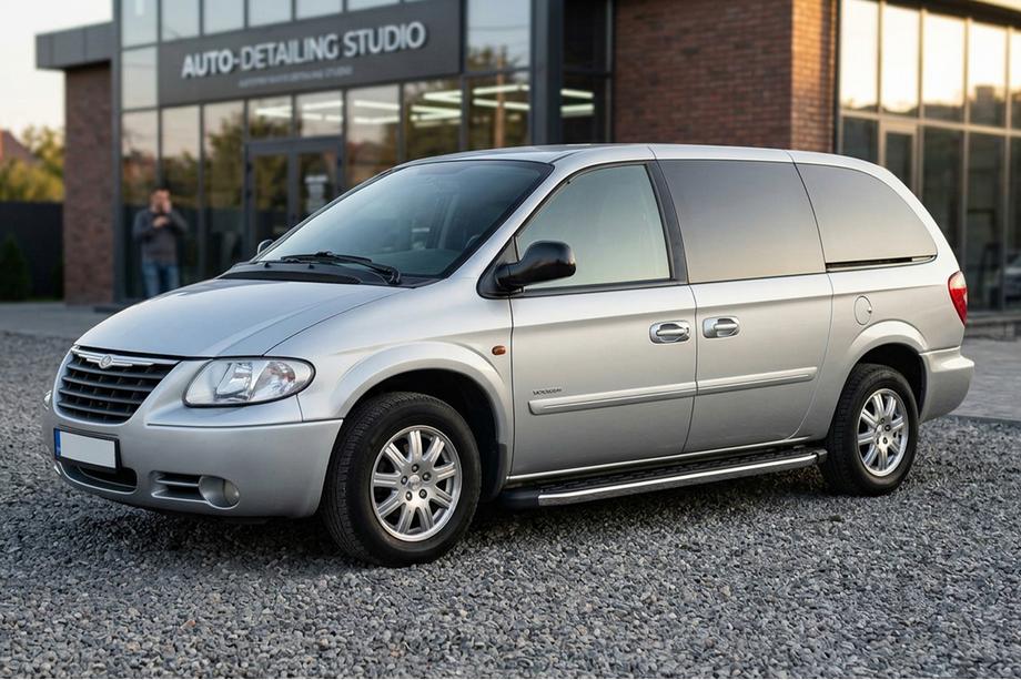 Chrysler Voyager 2001–2007 Bočné nášľapy BlackLine (2 ks, hliník) Image