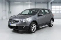 Nissan Qashqai 2007–2010 Bočné nášľapy New Vision Grey (2 ks, hliník) fotografia 1
