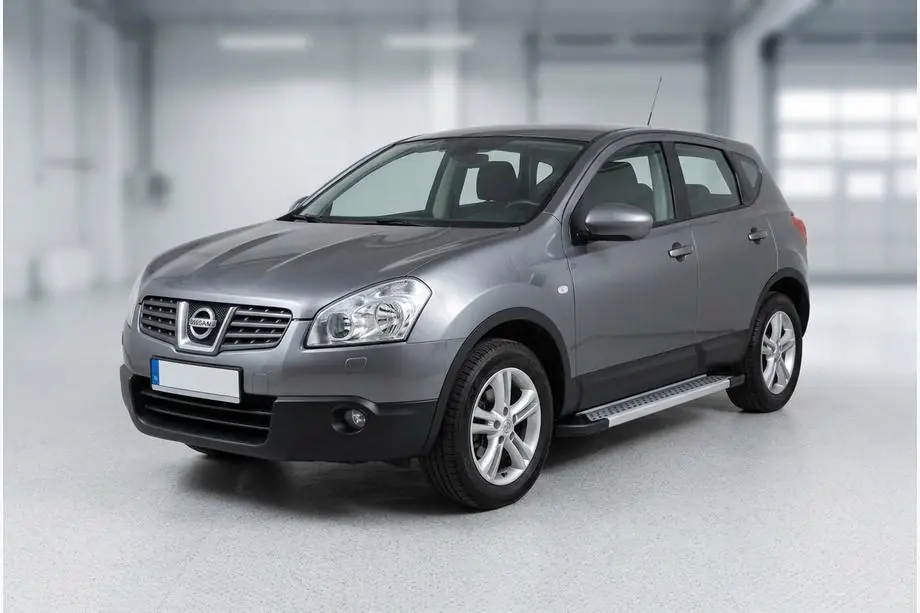 Nissan Qashqai 2007–2010 Bočné nášľapy New Vision Grey (2 ks, hliník) Image