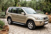 Nissan X-trail T30 2002–2007 Bočné prahy Line (2 ks, hliník) fotografia 1
