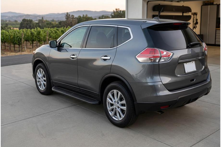 Nissan X-trail T32/Rogue 2014–2021 Bočné prahy Tayga Black (2 ks, hliník) Image