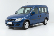 Opel Combo 2002–2012 Bočné nášľapy New Vision Grey (2 ks, hliník) fotografia 1