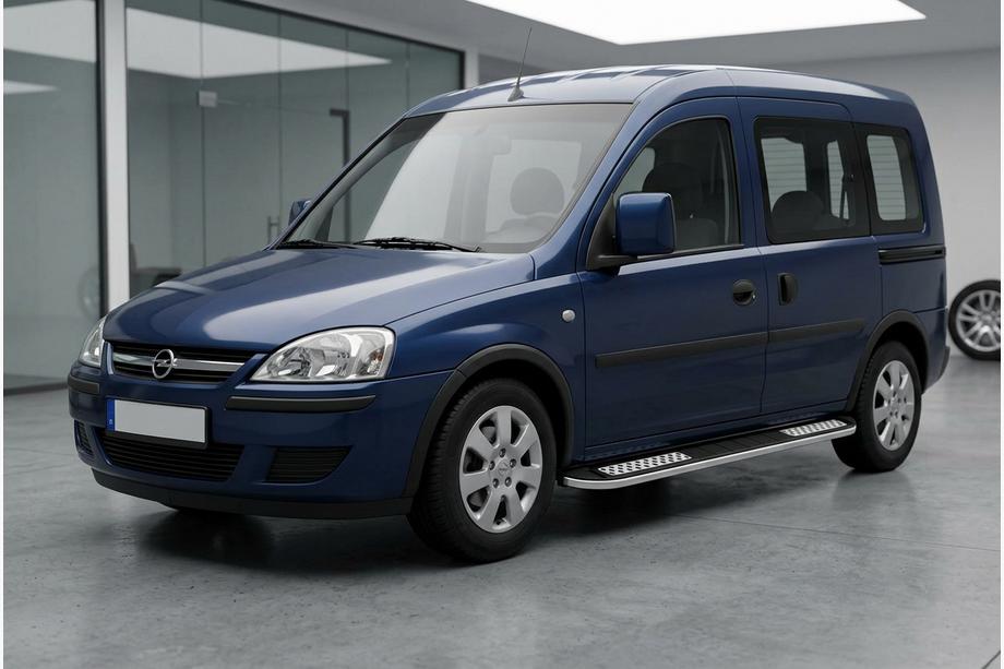 Opel Combo 2002–2012 Bočné nášľapy Tayga V2 (2 ks, hliník) Image