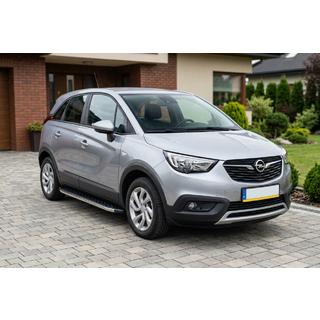 Bočné nášľapy BlackLine (2 ks, hliník) Opel Crossland X 2017–2024 fotografia 1