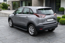 Opel Crossland X 2017–2024 Bočné prahy Tayga Black (2 ks, hliník) fotografia 1