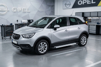 Opel Crossland X 2017–2024 Bočné nášľapy New Vision Grey (2 ks, hliník) fotografia 1