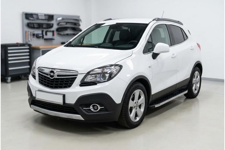 Opel Mokka 2012–2021 Bočné nášľapy BlackLine (2 ks, hliník) Image