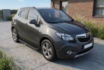 Opel Mokka 2012–2021 Bočné prahy Tayga Black (2 ks, hliník) fotografia 1
