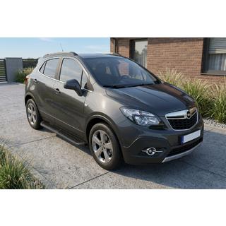 Bočné prahy Tayga Black (2 ks, hliník) fotografia 1