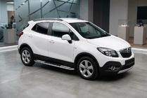 Opel Mokka 2012–2021 Bočné nášľapy Tayga V2 (2 ks, hliník) fotografia 1