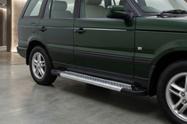 Range Rover II P38A 1997–2002 Bočné nášľapy New Vision Grey (2 ks, hliník) fotografia 1