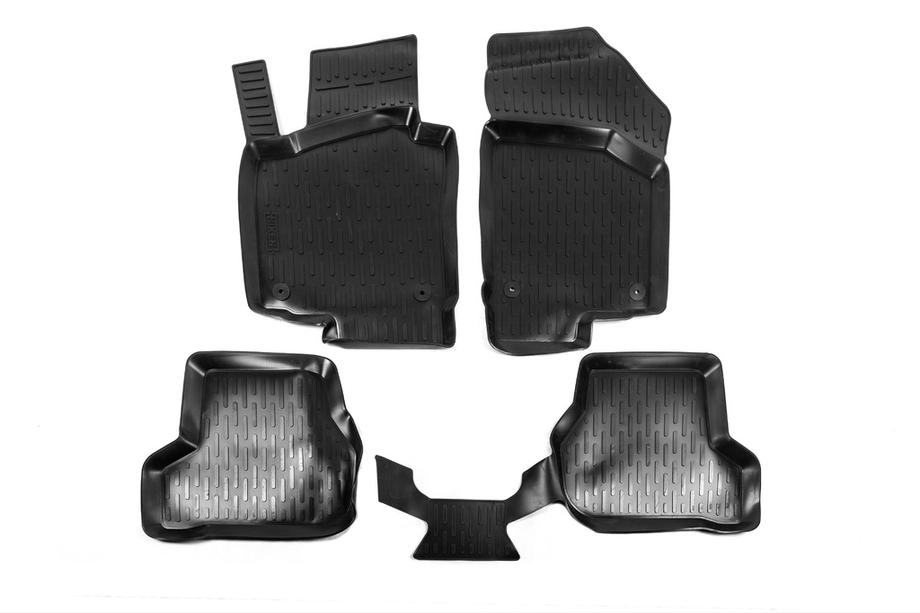 Volkswagen Golf 6 2008–2014 Gumené koberce do interiéru (4 ks, Niken 3D) Image