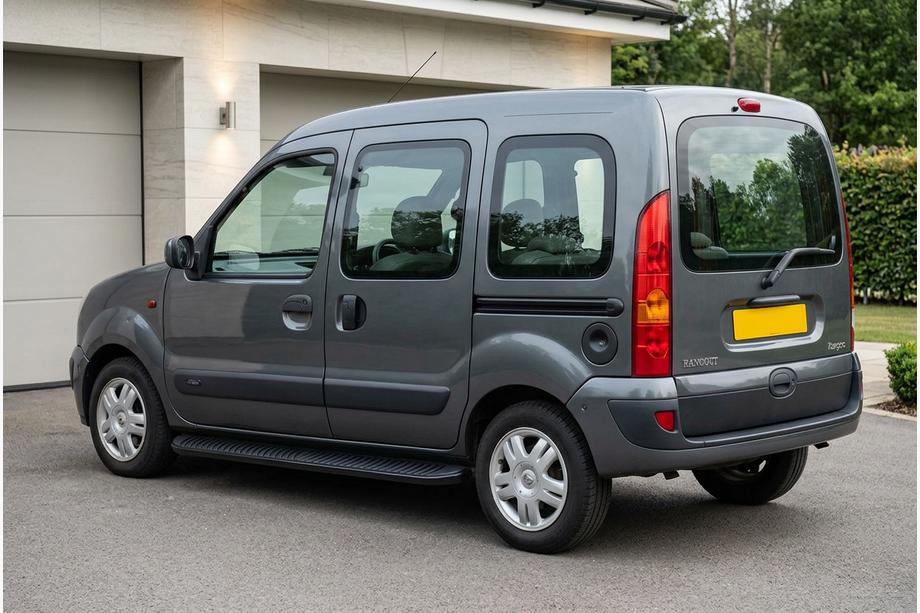 Renault Kangoo 1998–2008 Bočné prahy Tayga Black (2 ks, hliník) Image