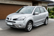 Renault Koleos 2008–2016 Bočné nášľapy New Vision Grey (2 ks, hliník) fotografia 1