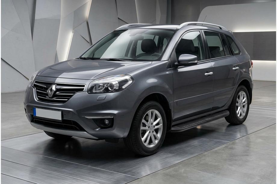 Renault Koleos 2008–2016 Bočné prahy Tayga Black (2 ks, hliník) Image
