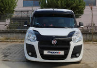 Fiat Doblo II 2010–2022 Slnečná clona na čelné sklo (čierny lesk, 5 mm) fotografia 11