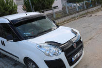 Fiat Doblo II 2010–2022 Slnečná clona na čelné sklo (čierny lesk, 5 mm) fotografia 13