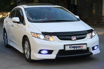 Honda Civic Sedan IX 2011–2016 Deflektor kapoty (EuroCap) fotografia 2