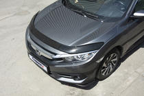 Honda Civic Sedan X 2016–2021 Deflektor kapoty (EuroCap) fotografia 2