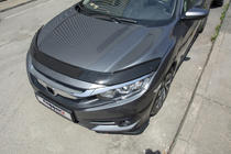 Honda Civic Sedan X 2016–2021 Deflektor kapoty (EuroCap) fotografia 3