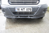 Ford Transit 2014– Predný lip spojler (2014-2019, ABS) fotografia 5