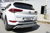 Hyundai Tucson TL 2016–2021 Difúzor zadného nárazníka EuroCap 2016-2018 (ABS) fotografia 6