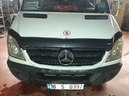 Mercedes Sprinter W906 2006–2018 Deflektor na kapotu v karbónovom vzhľade 2006-2013 (EuroCap) fotografia 3
